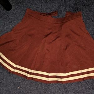 Maroon Cheer Skirt
